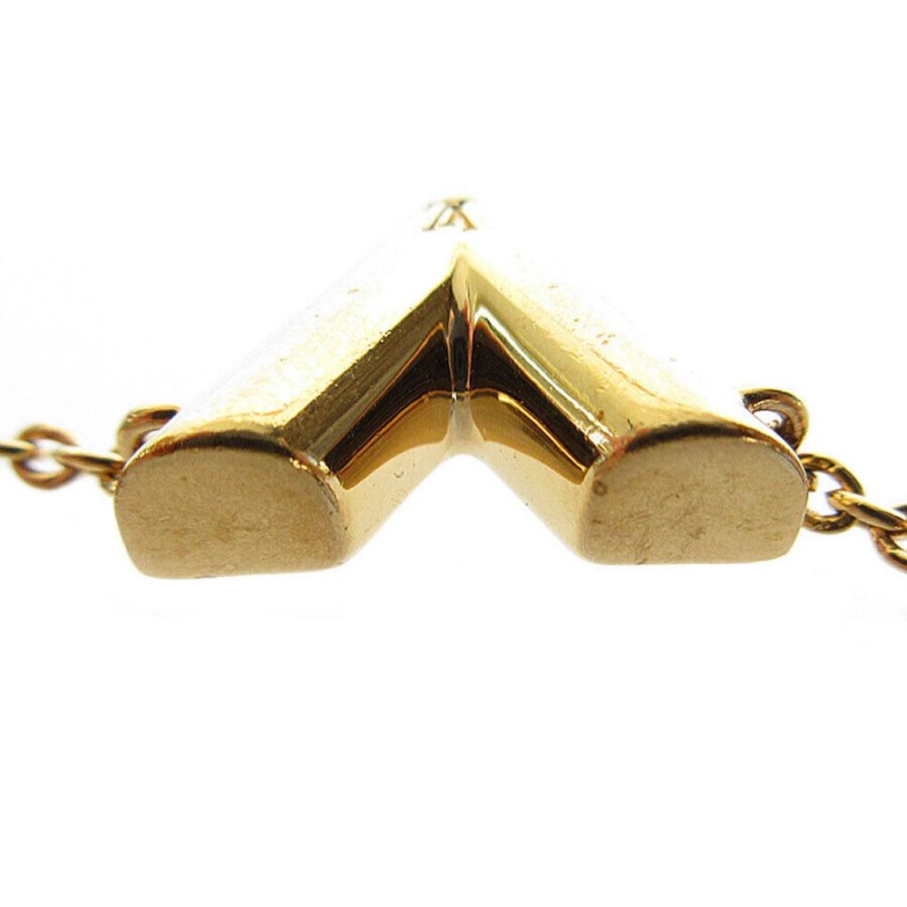 Auth LOUIS VUITTON EssentialV Bracelet gold metal k0043a - Picture 4 of 8